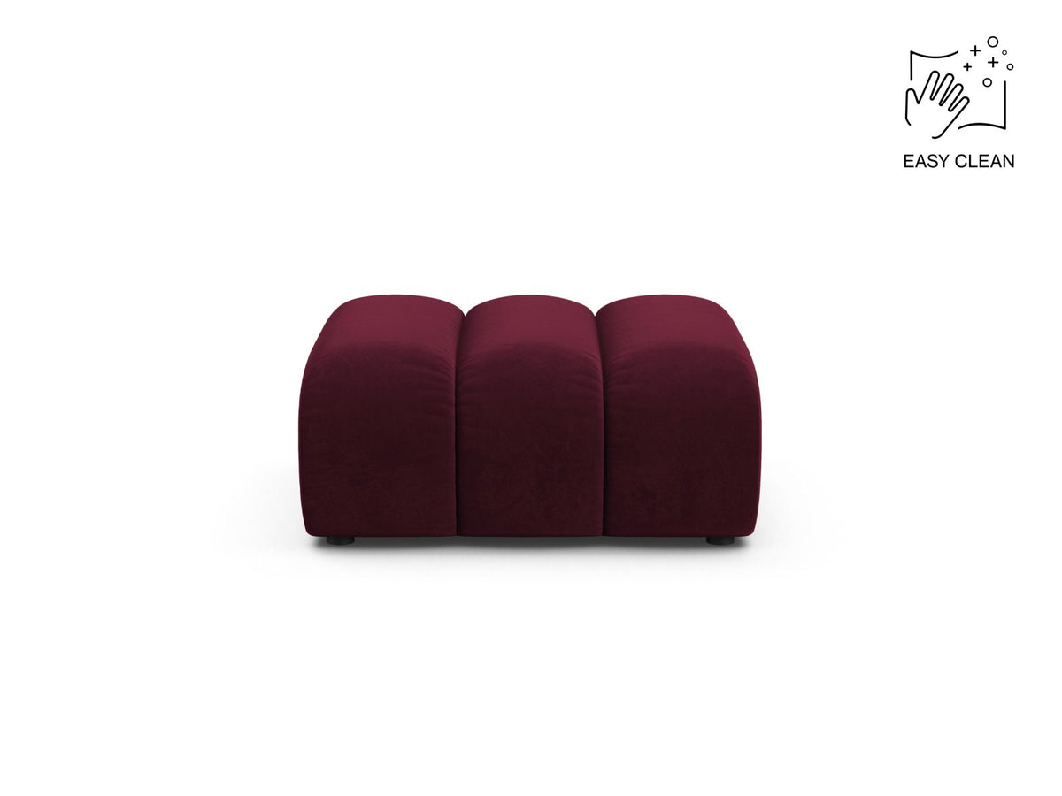 Lupine — Pouf Burgundy (Venus 2932) Black Plastic
