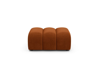 Lupine — Pouf Terracotta (Salvador 14) Black Plastic