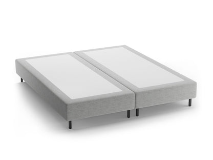 Whale — Bed Base Light Grey (BABEL LIGHT GREY) Black Metal