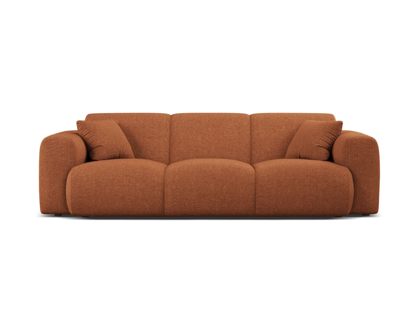 Molino — Sofa Brick (Eden 10 Terra) Black Plastic