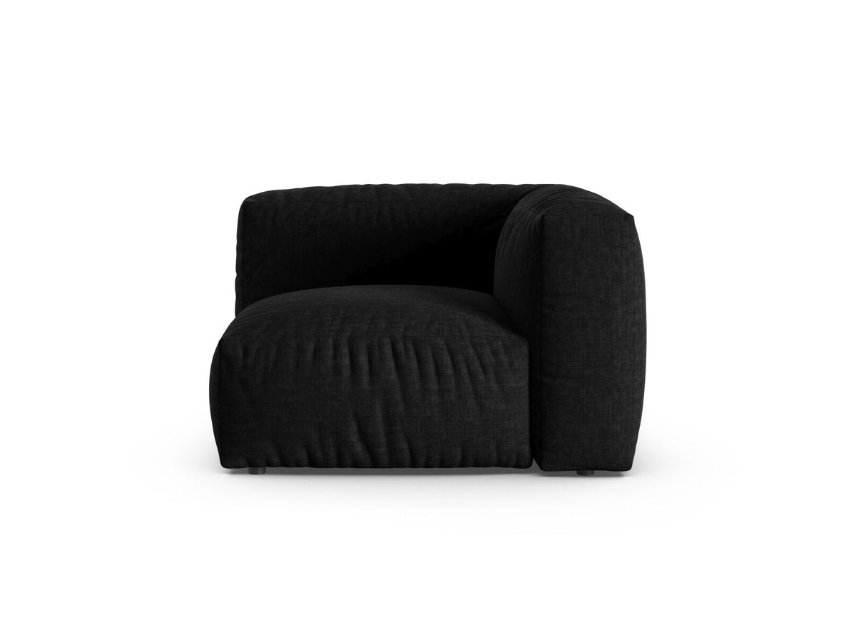 Martina — Modular Sofa Black (Boston Black) Black Plastic Unknown