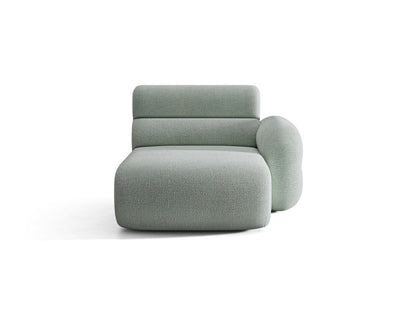 Neo — Chaise Longue (110x165x83 cm) Muted Blue (SILENCIO 72) Right
