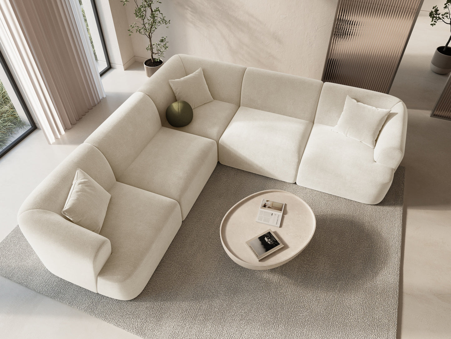 Campi — Corner Sofa (255x255x70 cm)