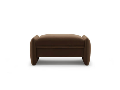 Georgia — Pouf (95x70x43 cm) Chocolate (Magic Velvet 2299)
