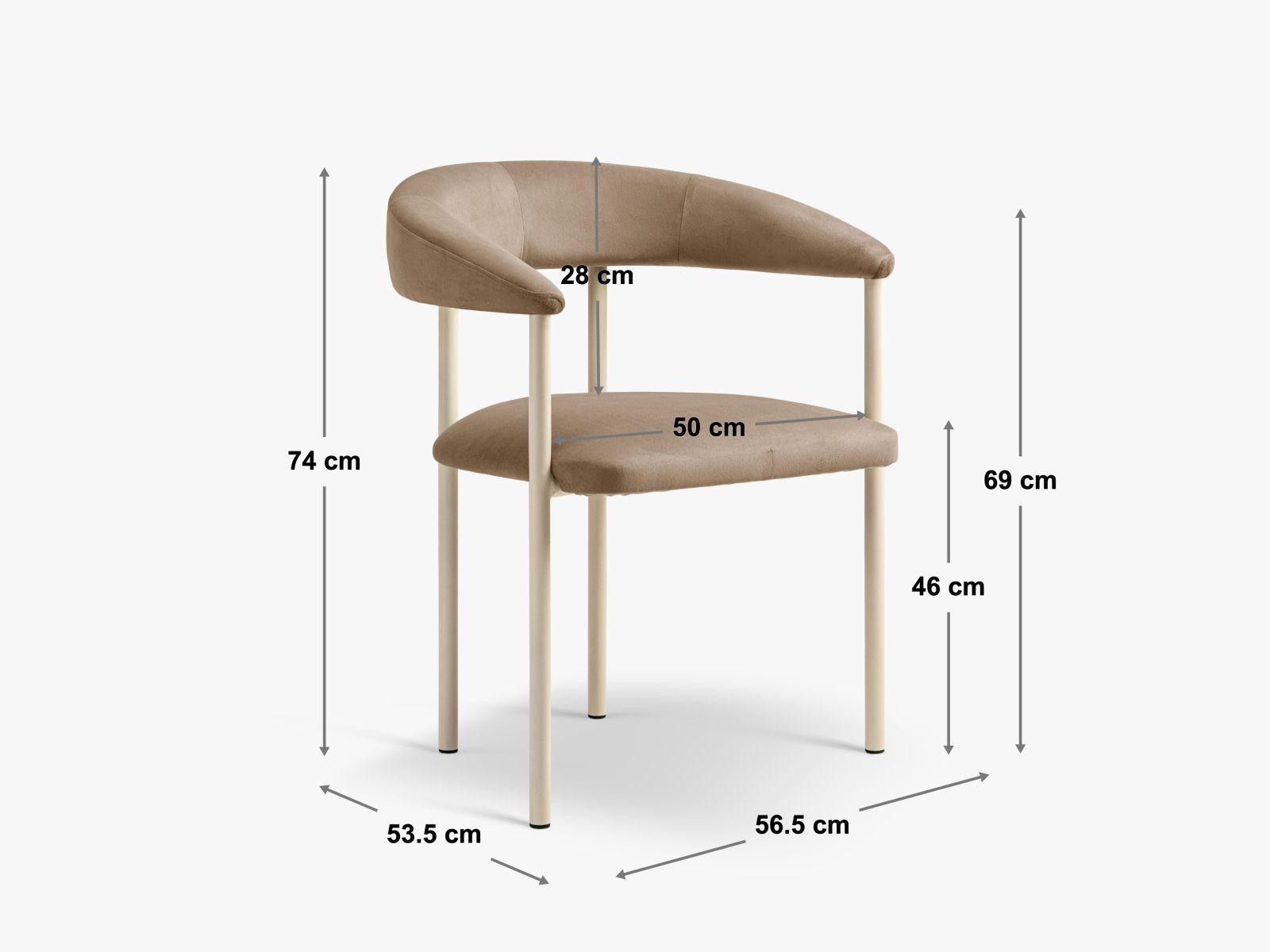Lea — Chair (56.5x53.5x74 cm)