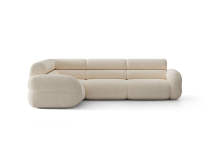 Neo — Corner Sofa (295x210x83 cm) Light Beige (SILENCIO 06)