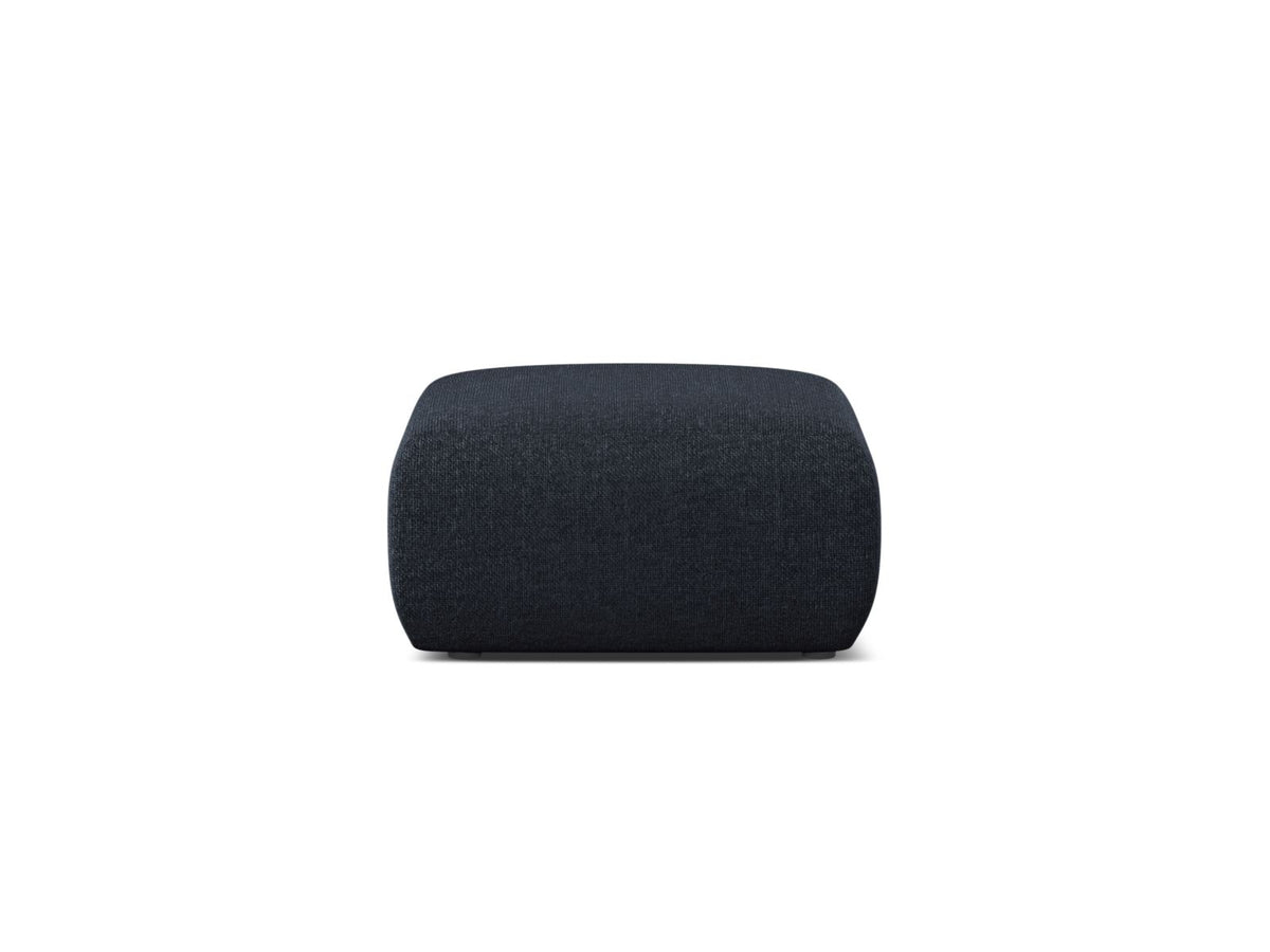 Molino — Pouf Navy Blue (Eden 16 Deep Blue) Black Plastic