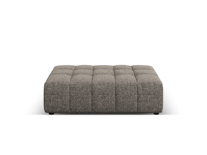 Chicago — Pouf Grey (Haga 16) Black Plastic
