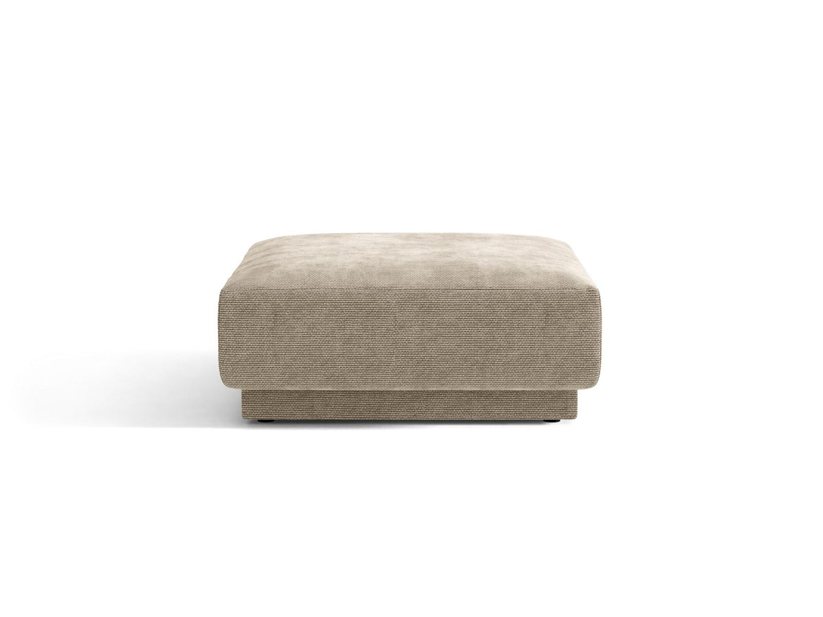 Miley — Pouf Beige (Haga 30) Black Plastic