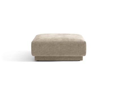 Miley — Pouf Beige (Haga 30) Black Plastic