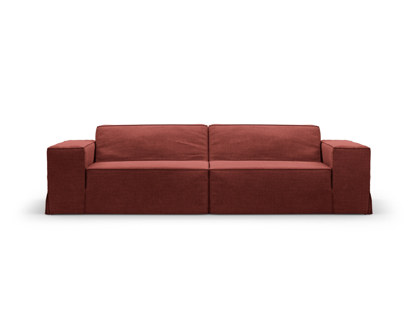 Jodie — Sofa Cherrywood (LINS 58) Black Plastic