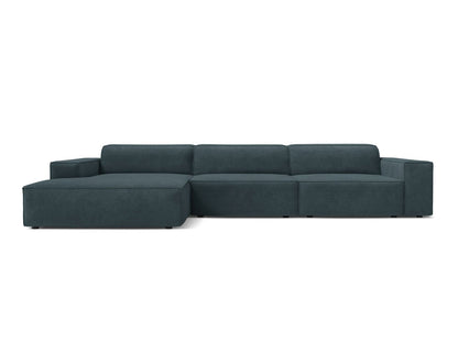 Jodie — Corner Sofa (284x162x77 cm) Deep Petrol (Liberty 13) Left