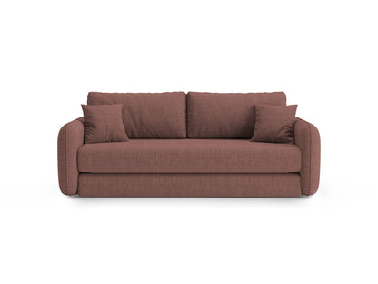 Dormi — Sofa Dark Pink (Moly 63) Black Plastic