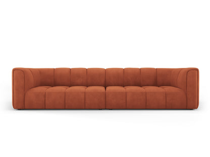Moritz — Sofa Orange (Rebel 20) Black Plastic