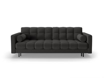 Bali — Sofa Dark Grey (Neve 97) Black Metal