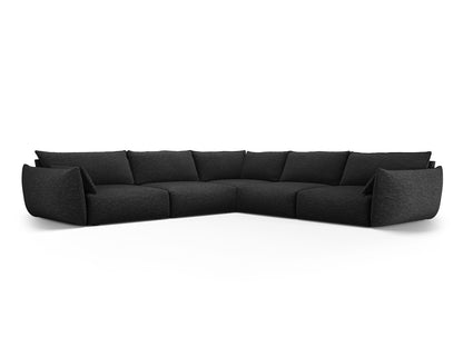 Matera — Corner Sofa Black (Haga 19) Black Plastic