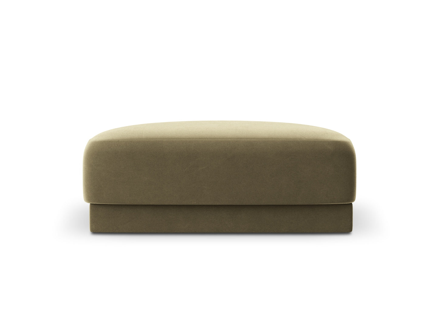 Miley — Pouf Green (Bluvel 77) Black Plastic