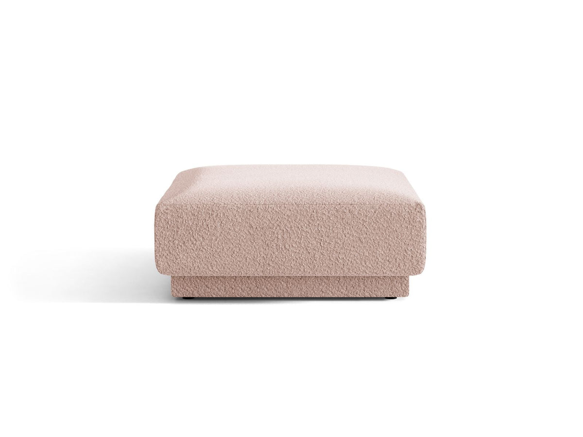 Miley — Pouf Powder Pink (Baloo 2072) Black Plastic