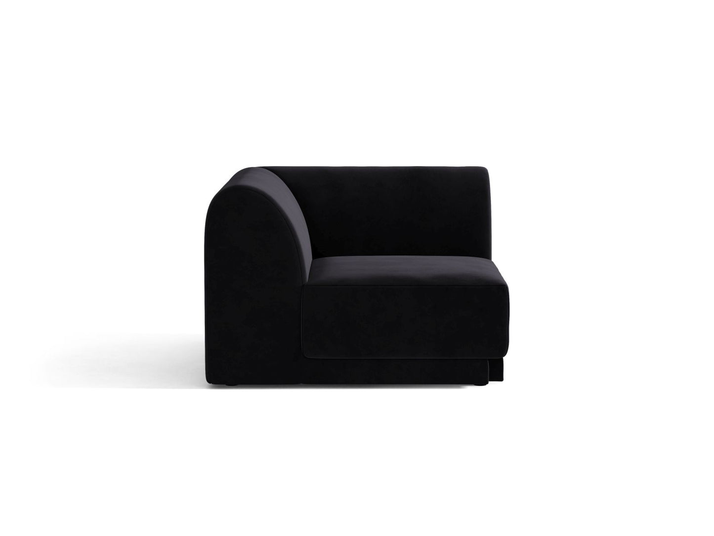 Miley — Modular Sofa Black (Venus 2923) Black Plastic Unknown