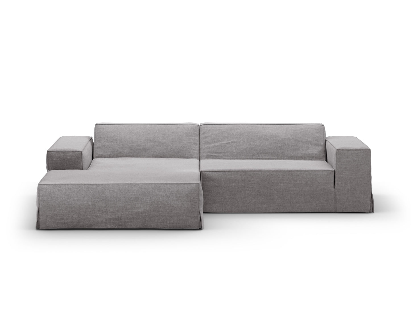 Jodie — Sofa Cover Warm grey (LINS 07) Default Left