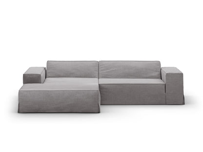 Jodie — Corner Sofa (224x162x77 cm) Warm grey (LINS 07) Left