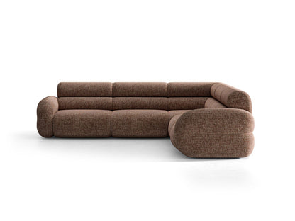 Neo — Corner Sofa (295x295x83 cm) Brown (SILENCIO 27)