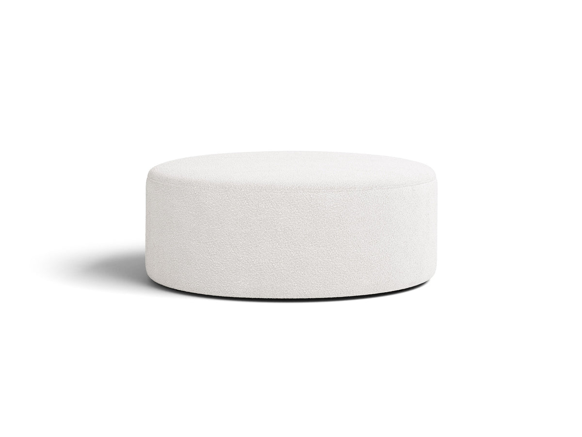 Dia — Pouf White (Baloo 2073) Black Plastic