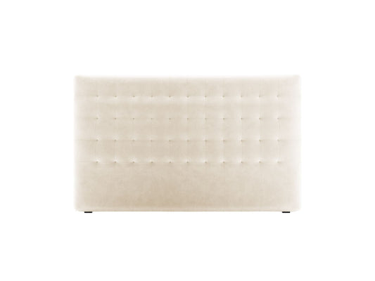 Nova — Headboard Beige (Paris Cream) Black Plastic
