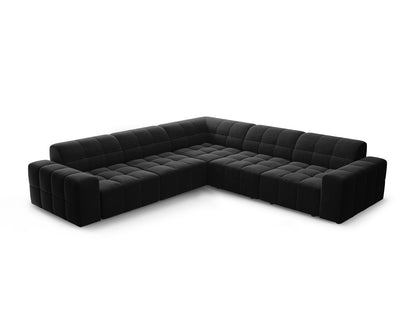 Chicago — Corner Sofa Black (Haga 19) Black Plastic