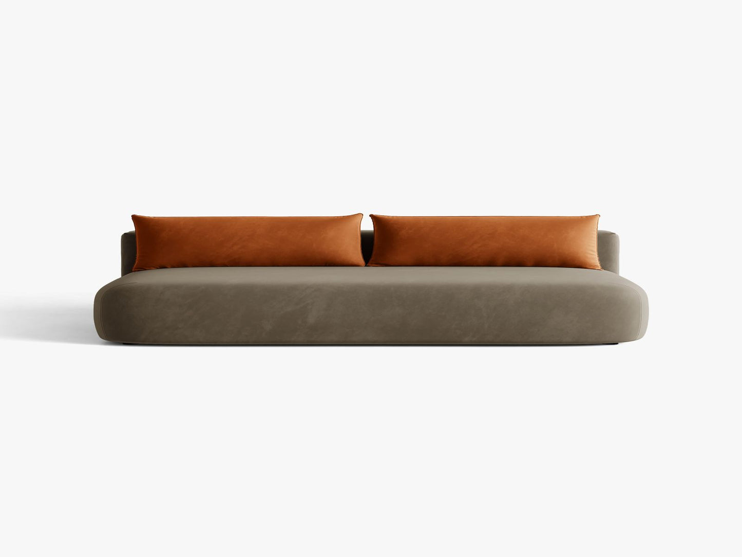 Hena — Sofa (205x112x85 cm) Grey Brown (Salvador 3)