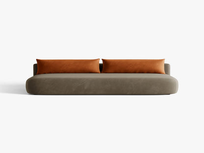 Hena — Sofa (205x112x85 cm) Grey Brown (Salvador 3)