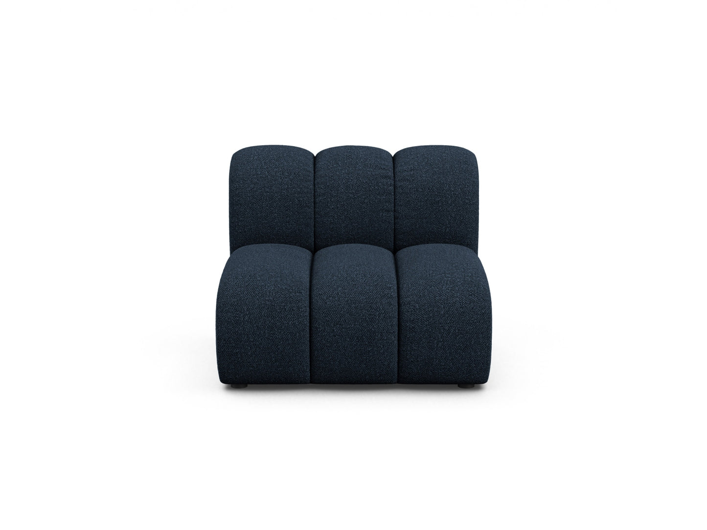 Lupine — Modular Sofa Dark Blue (Baloo 2088) Black Plastic