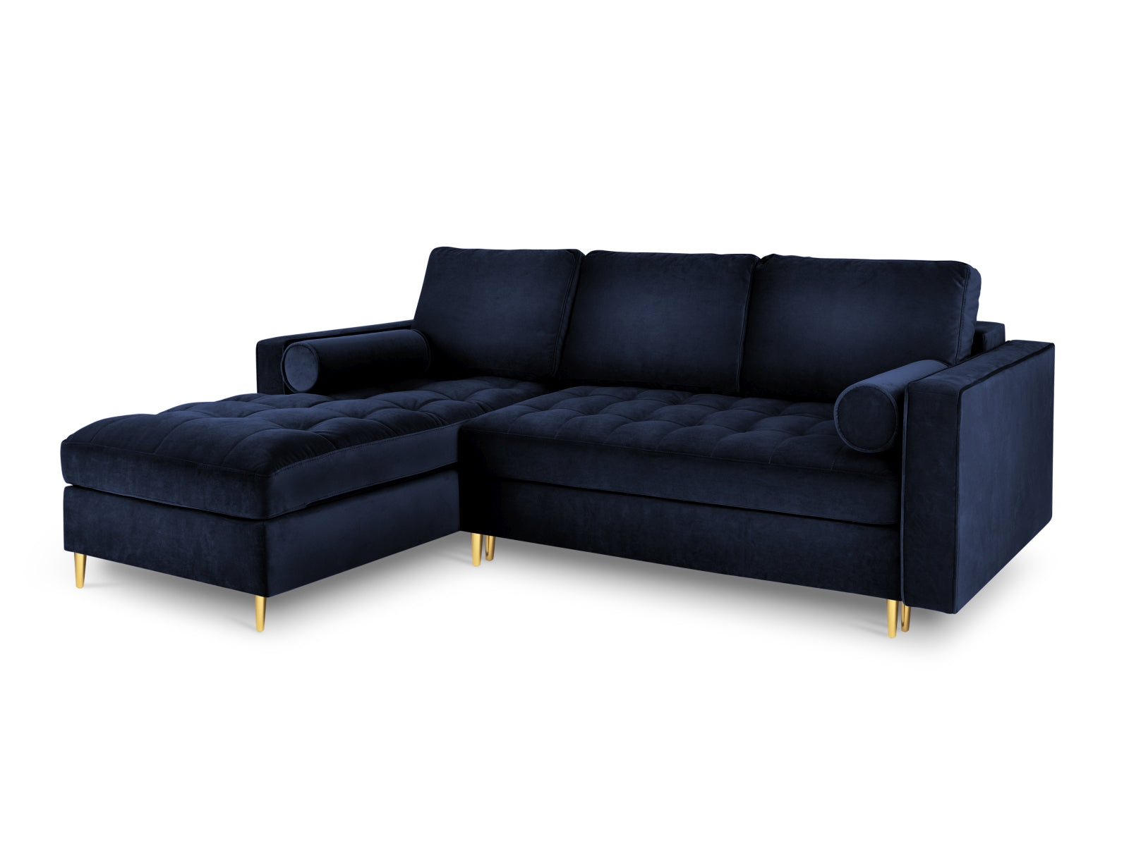 Aspen — Nurgadiivan Royal Blue (Salvador 5) Kuldne metall Vasak