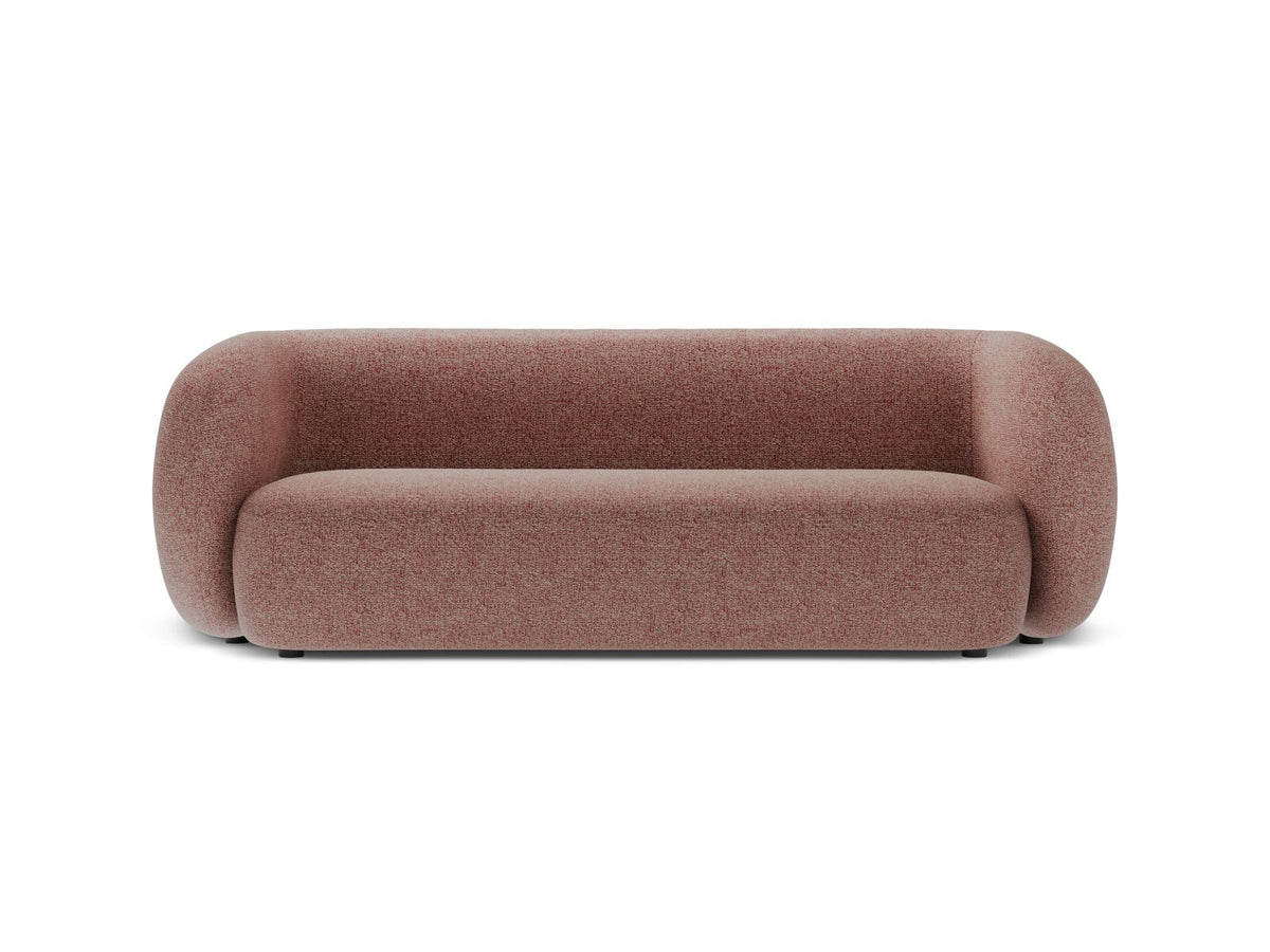 Kate — Sofa Pink Melange (Puente 68) Black Plastic