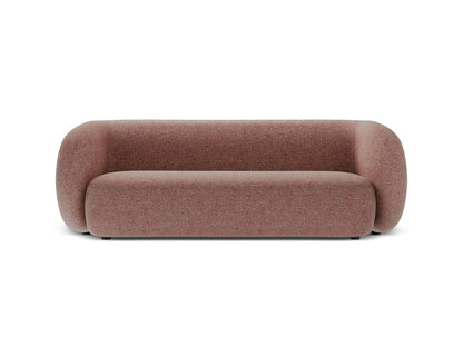 Kate — Sofa Pink Melange (Puente 68) Black Plastic