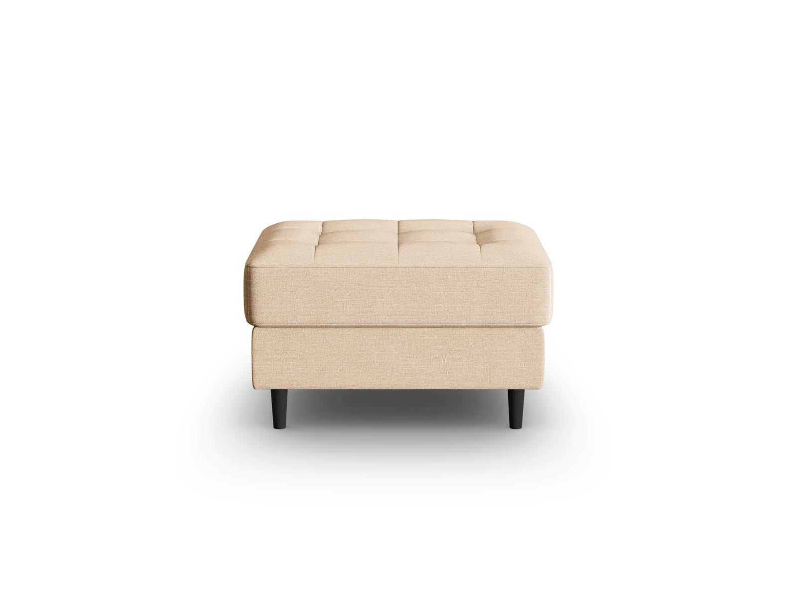 Aspen — Pouf Beige (Melva 06) Must pöök