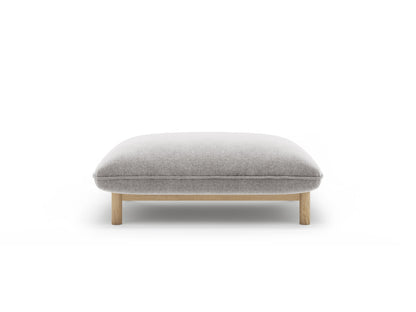 Ada — Pouf (95x65x44 cm) Light Grey (Wind 84)