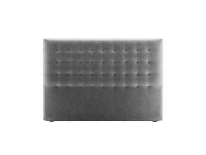 Nova — Headboard Grey (Paris Steel) Black Plastic