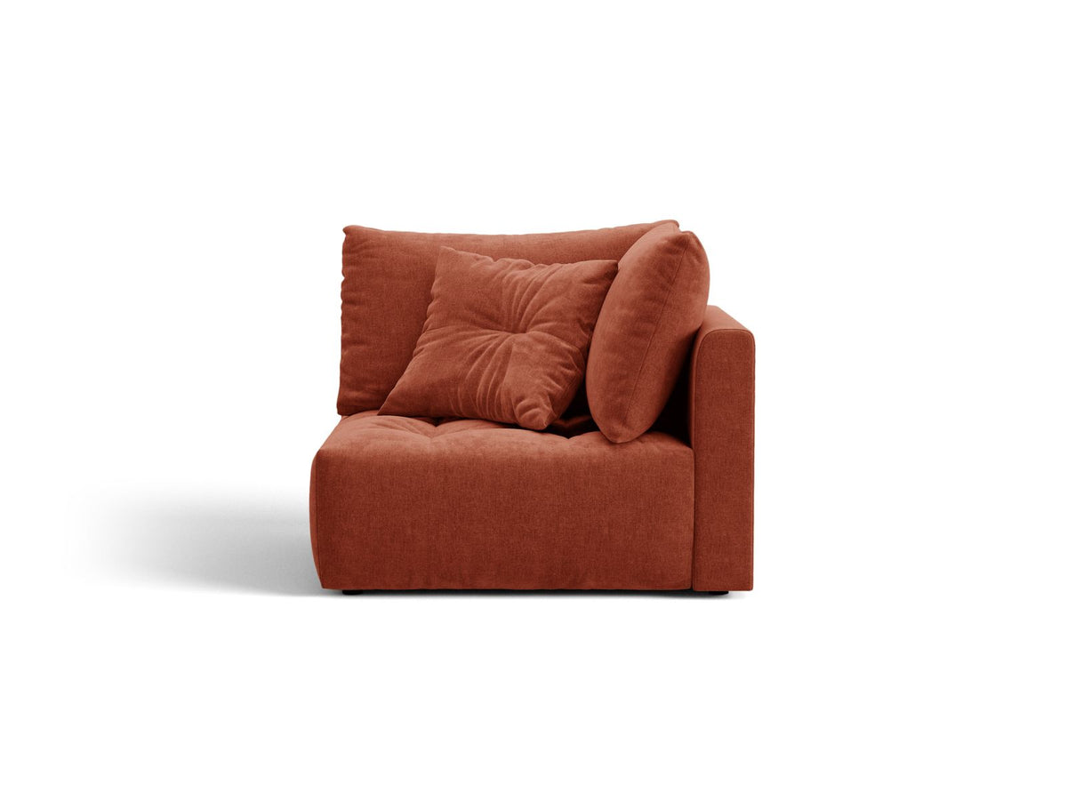Bloom — Modular Sofa Auburn (Wind 52) Black Plastic