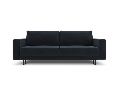 Caro — Sofa Dark Blue (Bluvel 89) Black Beech Wood