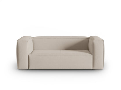 Mackay — Sofa Beige (Bubble 2) Black Plastic