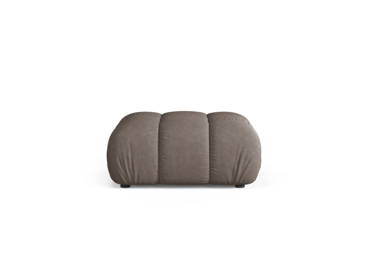 Bellis — Pouf Cappuccino (Liberty 5) Black Plastic