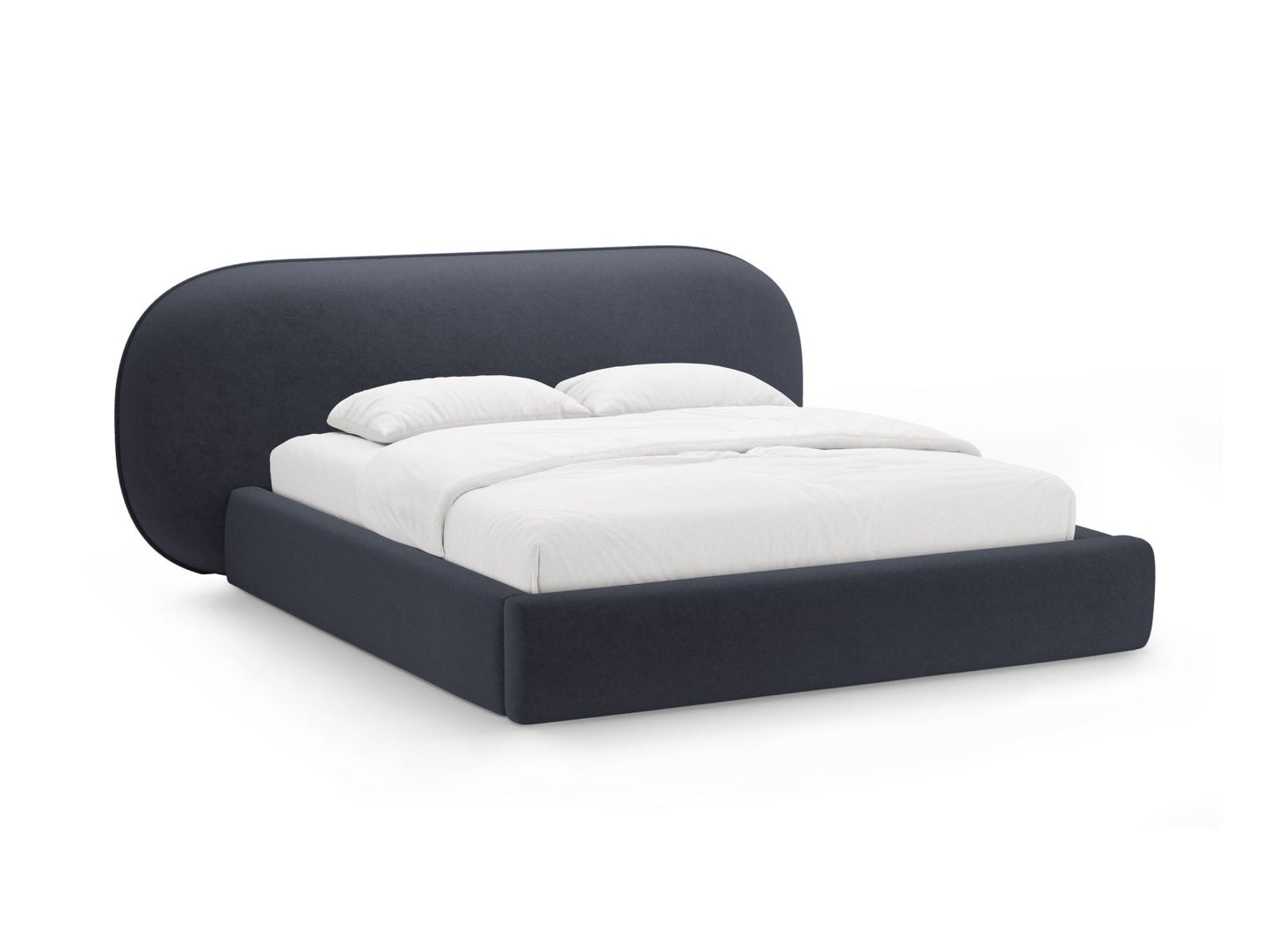 Ovalo — Bed Dark Blue (Perfect Harmony 77) Black Plastic