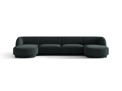 Miley — Panoramic Sofa Black (Baloo 2082) Black Plastic