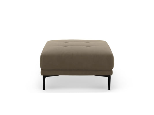 Bemy — Pouf Grey Brown (Salvador 3) Black Metal