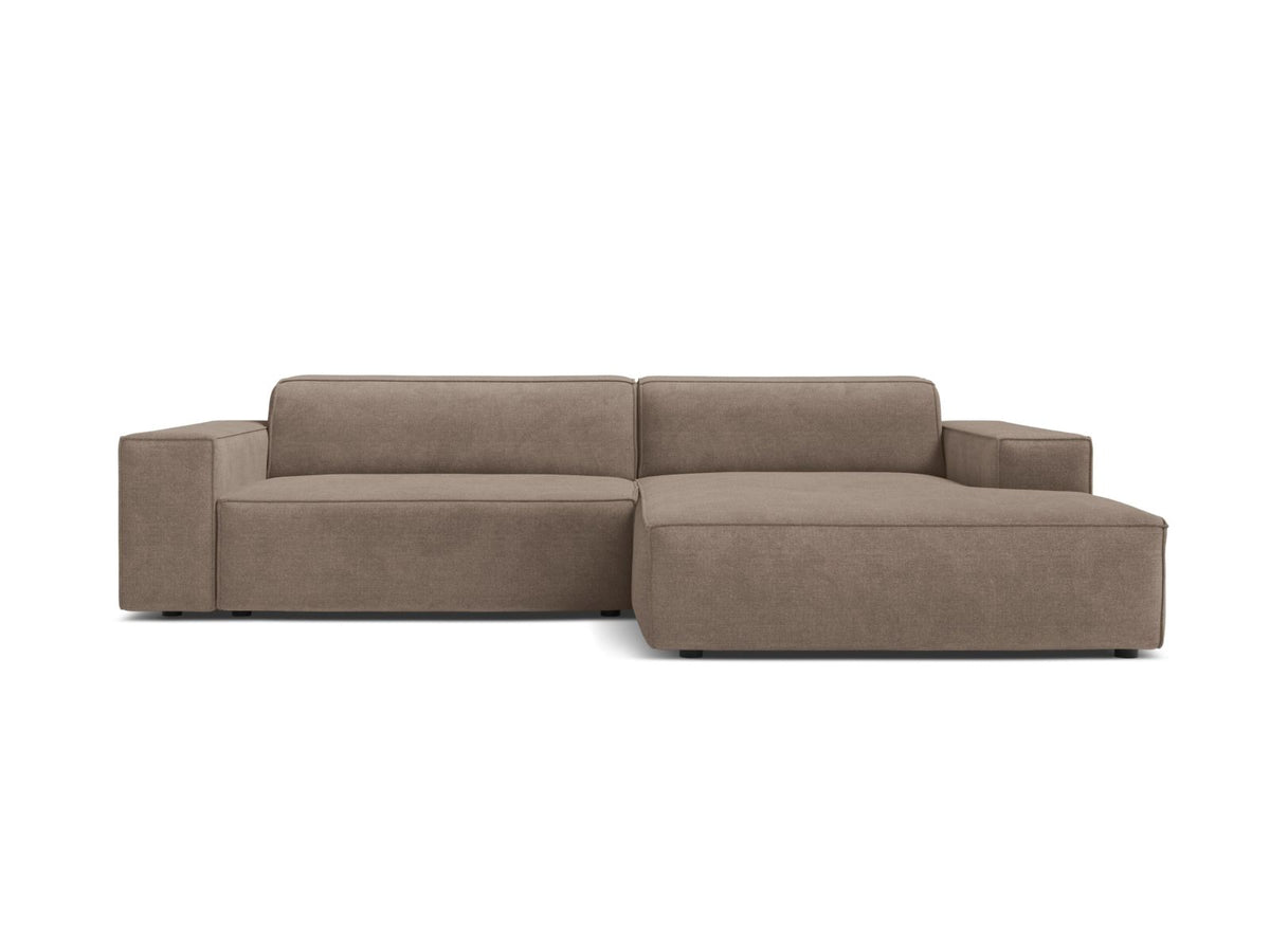Jodie — Corner Sofa (224x162x77 cm) Cappuccino (Liberty 5) Right