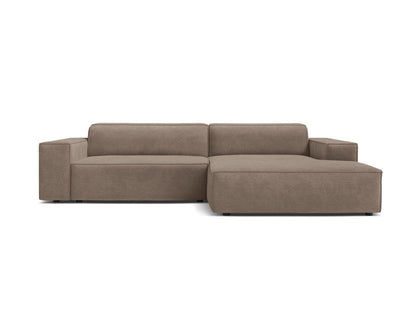 Jodie — Corner Sofa (224x162x77 cm) Cappuccino (Liberty 5) Right
