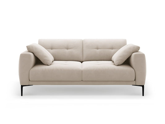 Bemy — Sofa Beige (Salvador 1) Black Metal