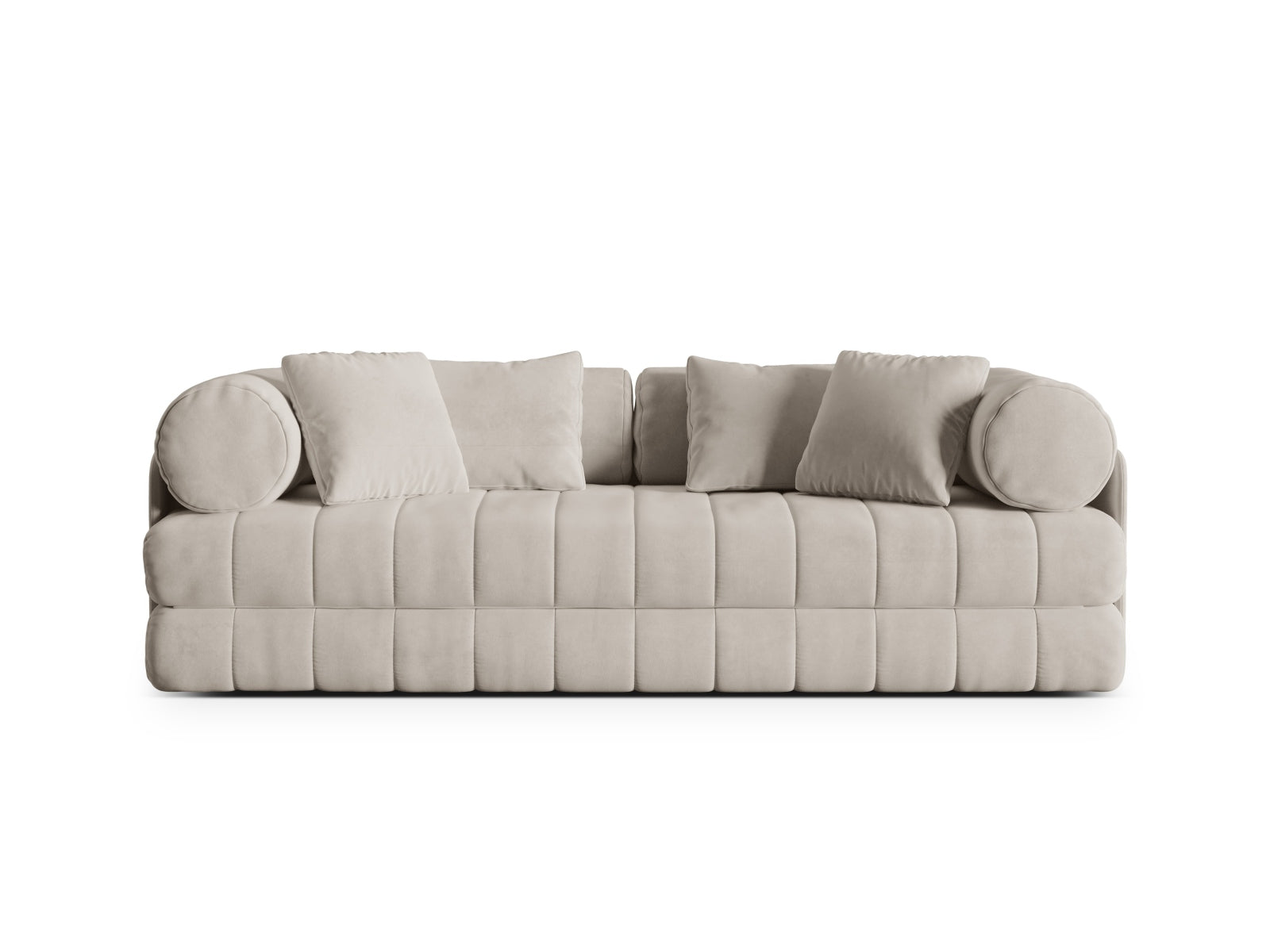 Kemi — Diivan Beige (Salvador 1) Must metall