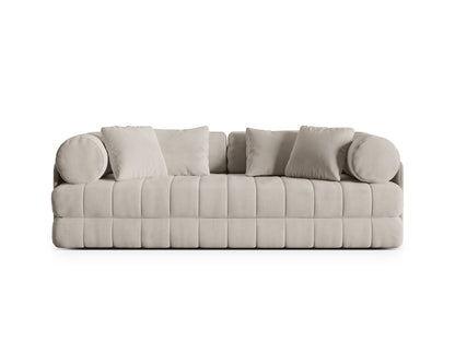 Kemi — Sofa Beige (Salvador 1) Black Metal